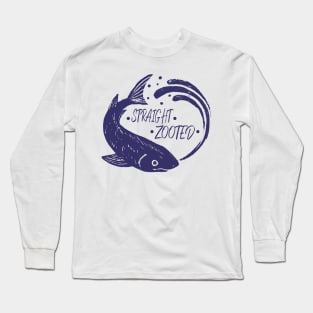 Straight Zooted Fish #3 Long Sleeve T-Shirt